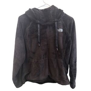 The North Face Osito Black High Pile Fleece Pullover Hoodie Womens Medium